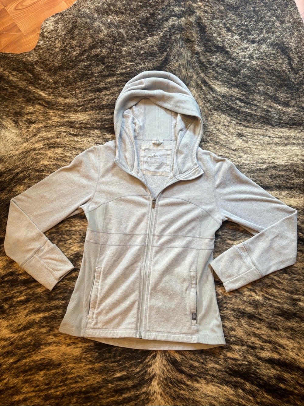 prAna Drea Fleece Full Zip Jacket, Size Medium, Like New